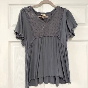 Super cute boho teacher blouse